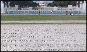 World War II Memorial in Washington DC!